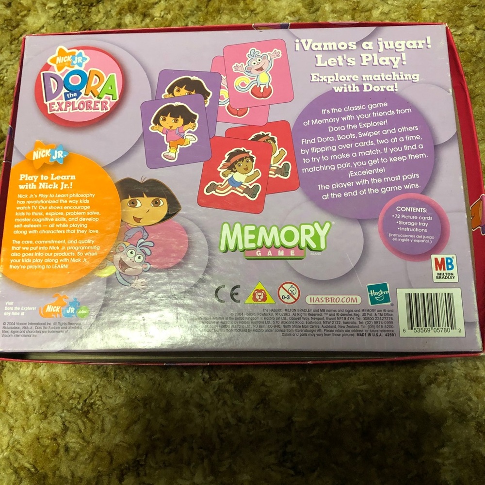 Dora the Explorer Memory Game - Picture 2 of 2